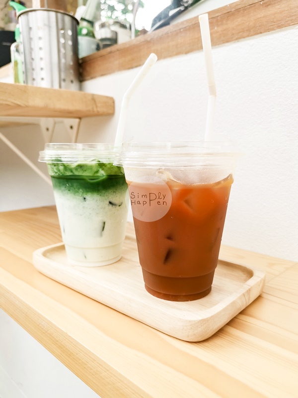 black orange กาแฟส้ม และ ชาเขียวมัทชะเย็น ร้านลมเหนือ Specialty Coffee กาแฟสกัดด้วยเครื่อง ARAM ซ.เทอดไท 60 ภาษีเจริญ